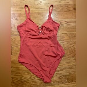 Knix coral one piece Swimsuit XXL